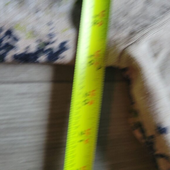 Eddie Bauer Womens Zip-Up Cardigan Sweater L Beige Blue Green Splatter Print - Picture 6 of 6